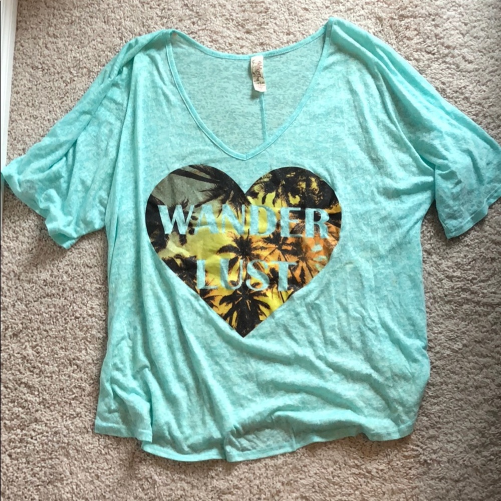Wanderlust beach coverup